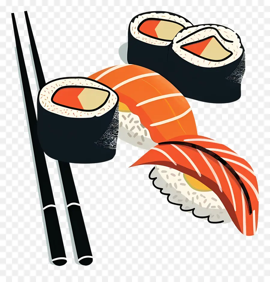 суши，палочками PNG