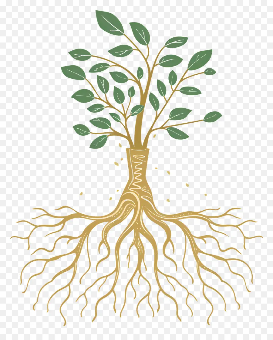 посадить корень，Дерево PNG
