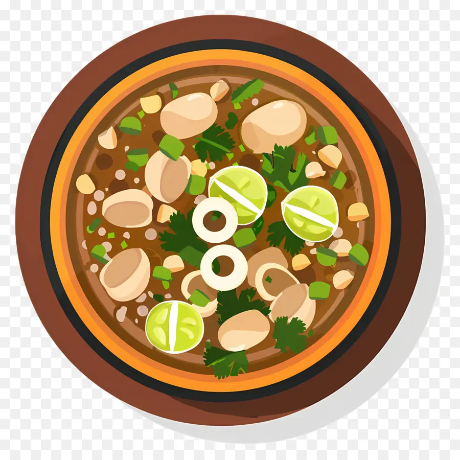 Pozole，курица и рисовый суп PNG