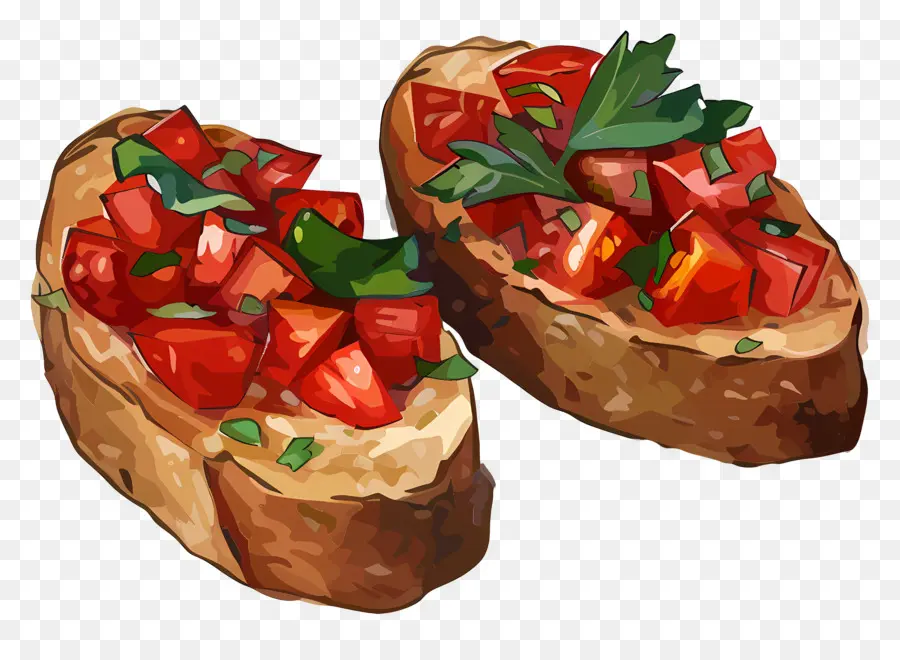 брускетта，Appetizer PNG