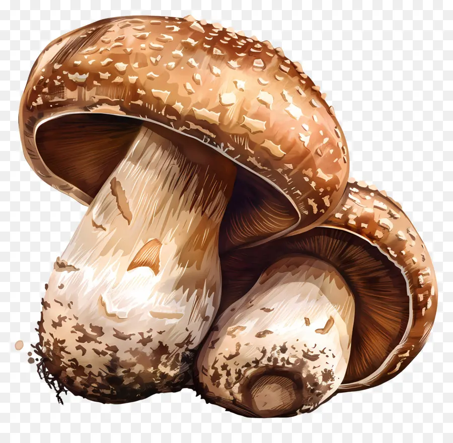 шиитаке，грибы PNG