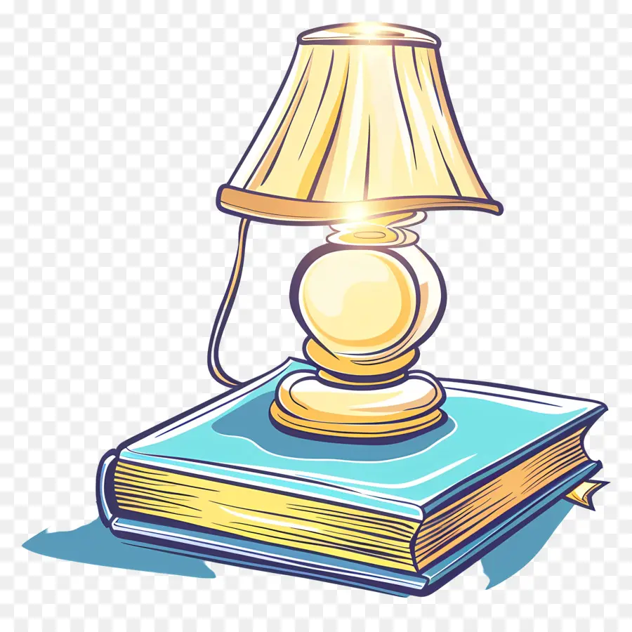 книга и лампа，Лампа PNG