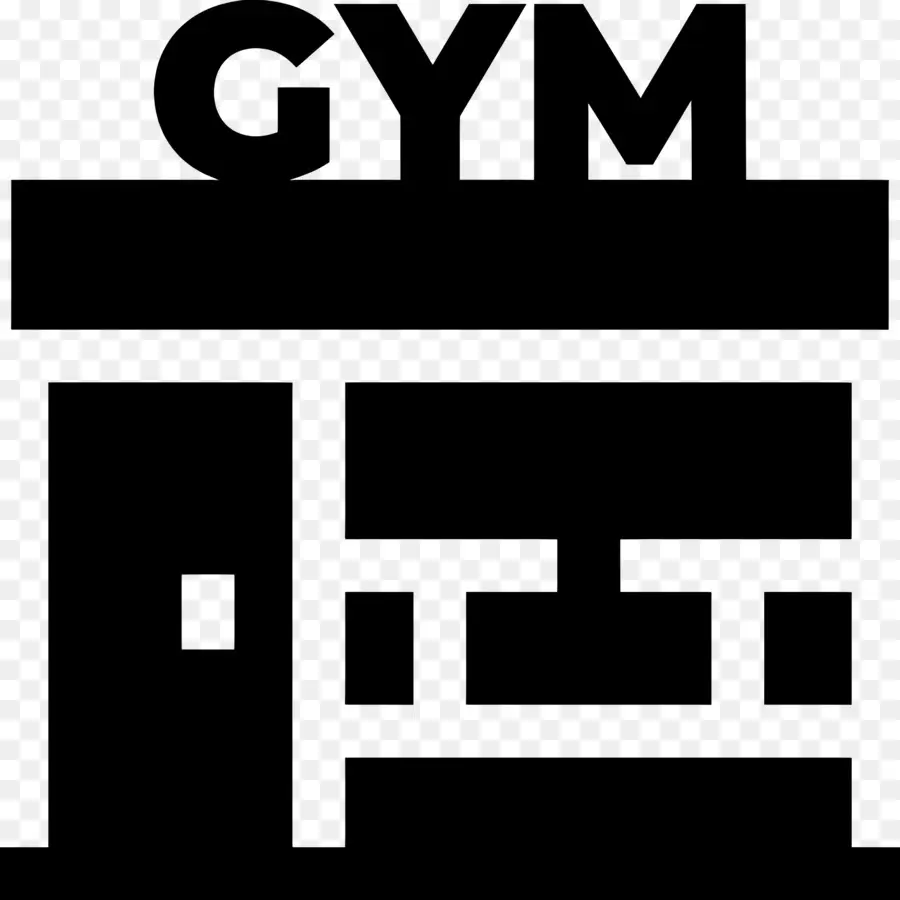 Gym，Знак в тренажерном зале PNG