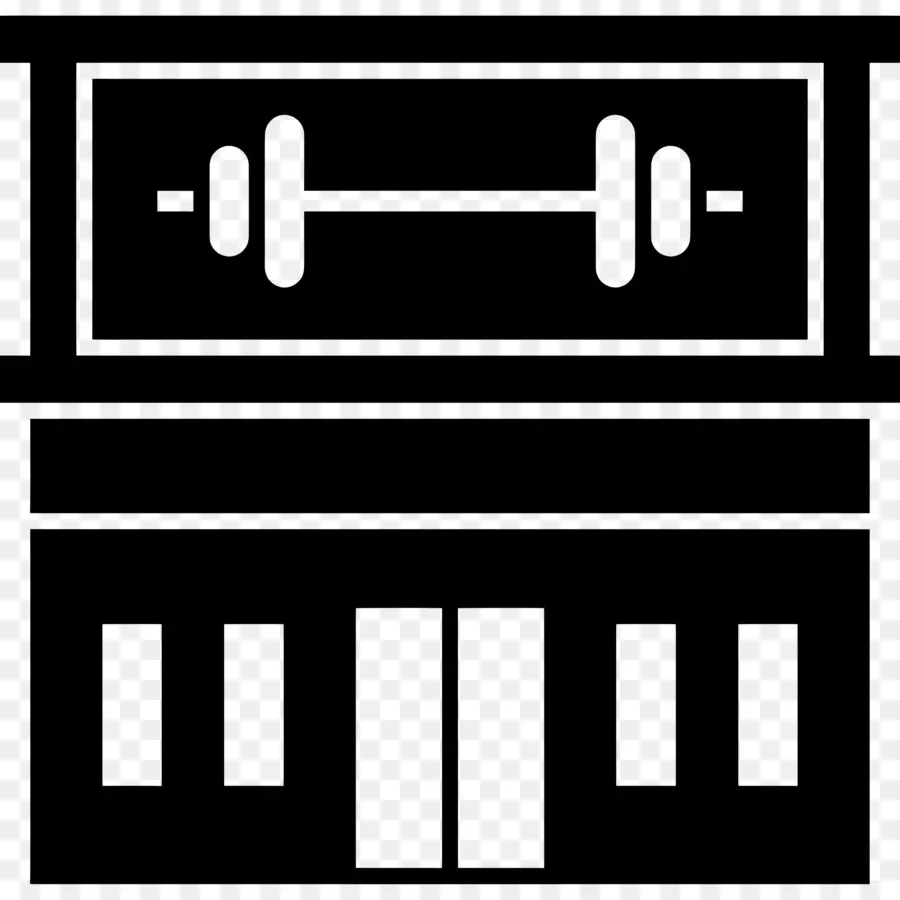 Gym，черно  белая фотография PNG