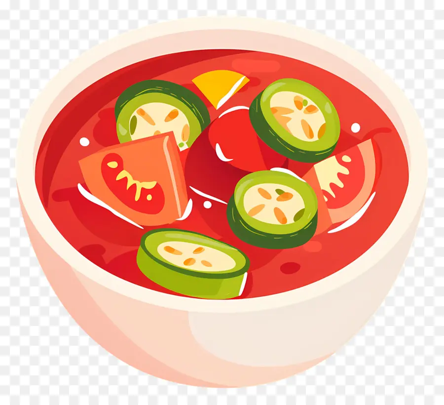 Гаспачо，томатный суп PNG