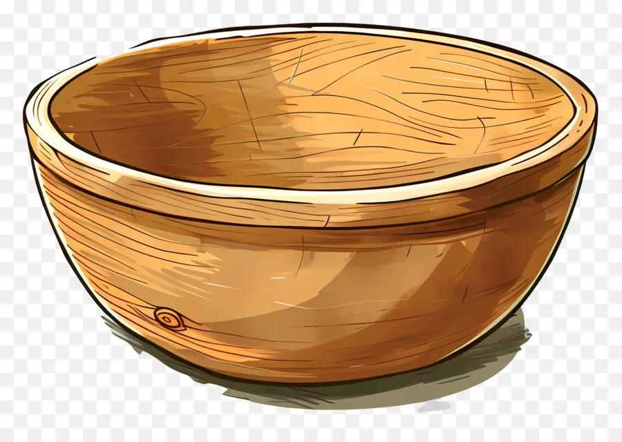 деревянная чаша，Кухонные принадлежности PNG