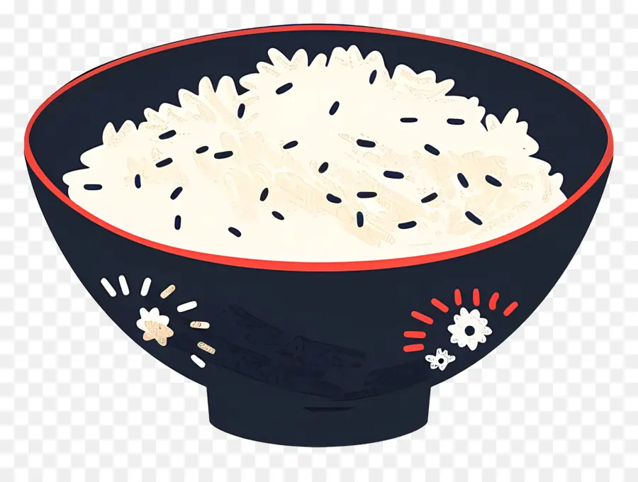 чаша для риса，рис PNG
