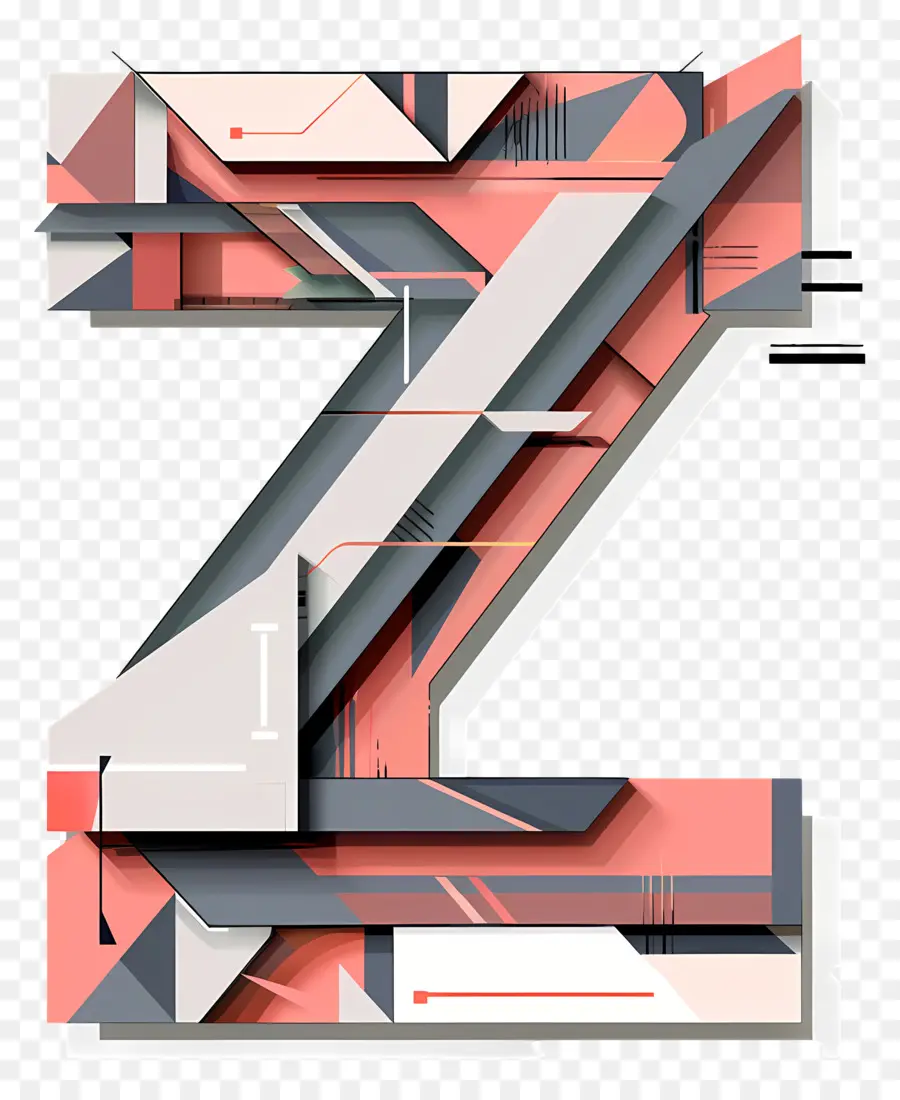Буква Z，Геометрические Фигуры PNG