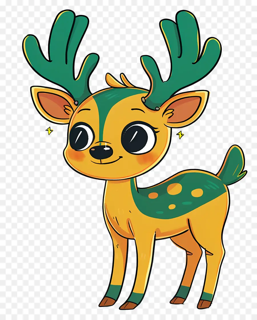 мультфильм оленей，Cartoon Deer PNG