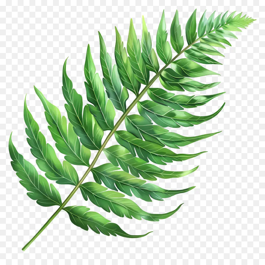 папоротник лист，зеленое растение PNG