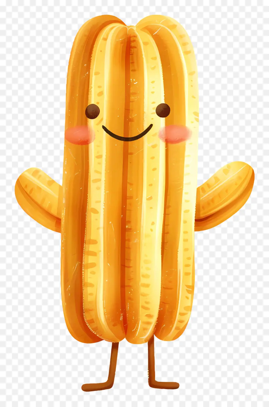 чуррос，Мультфильм банановый кожура PNG