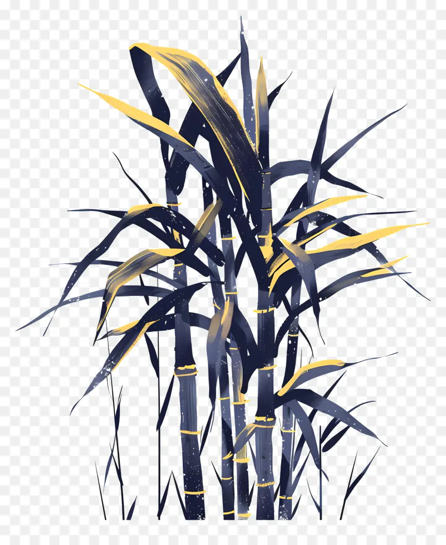 Sugarcane，бамбук растение PNG