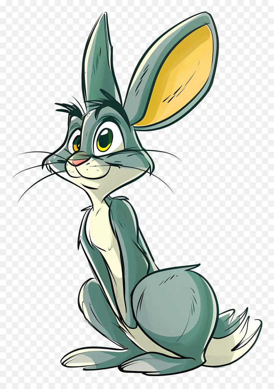 мультфильм кролик ，животный характер PNG