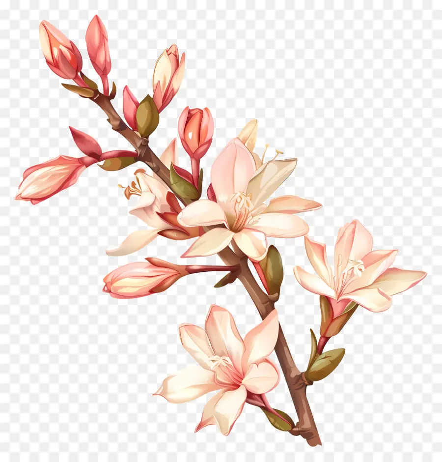 Tuberose Flower，Розовые цветы PNG