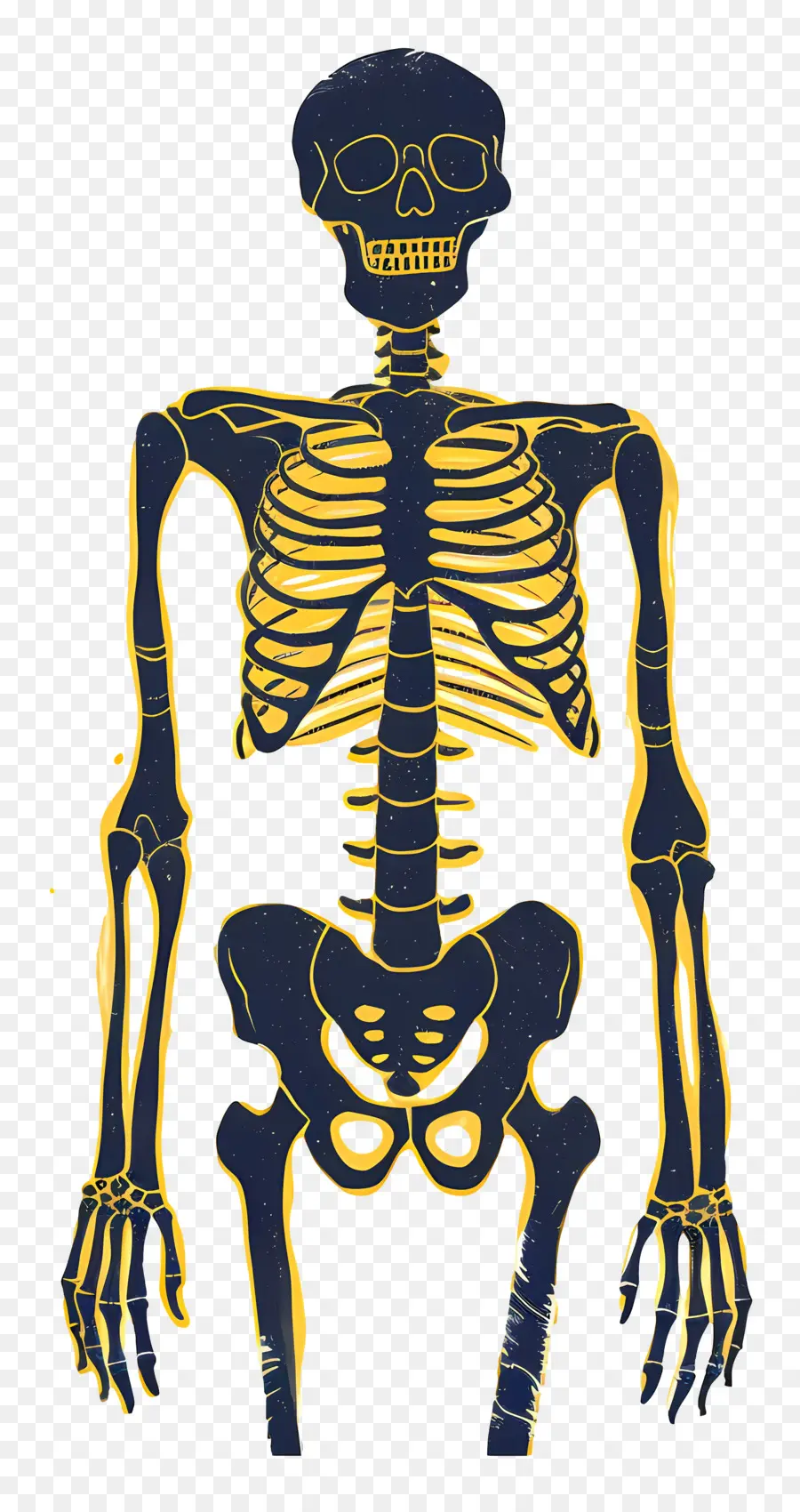 Скелет，Скелет человека PNG