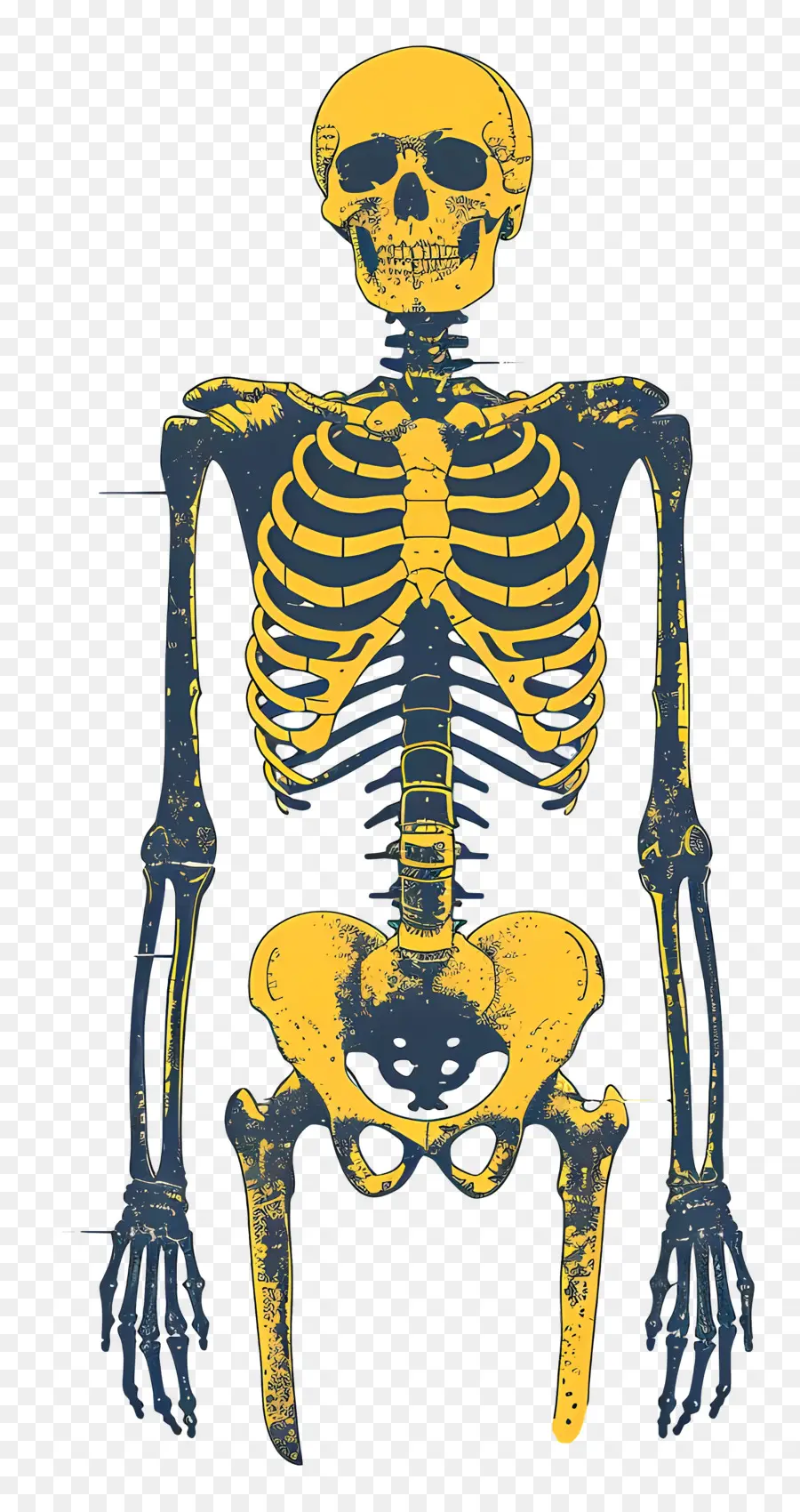 Скелет，Скелет человека PNG
