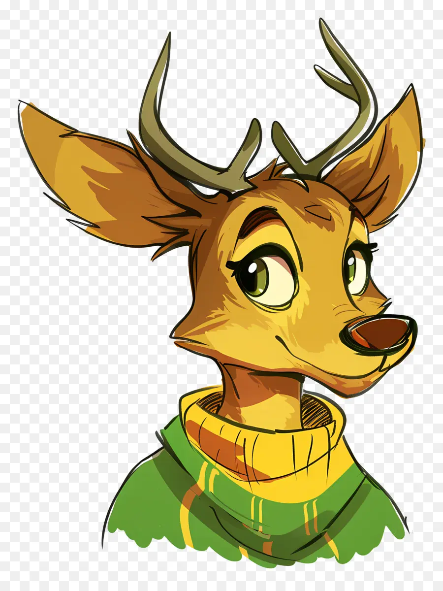 мультфильм оленей，Cartoon Deer PNG