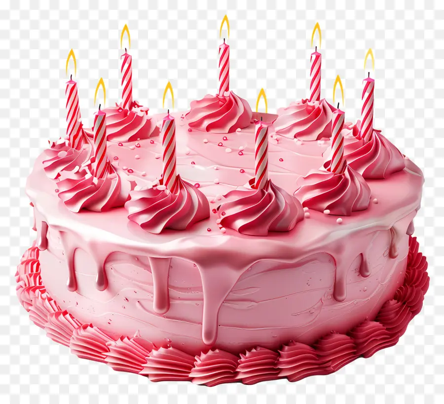 розовый торт，Торт PNG