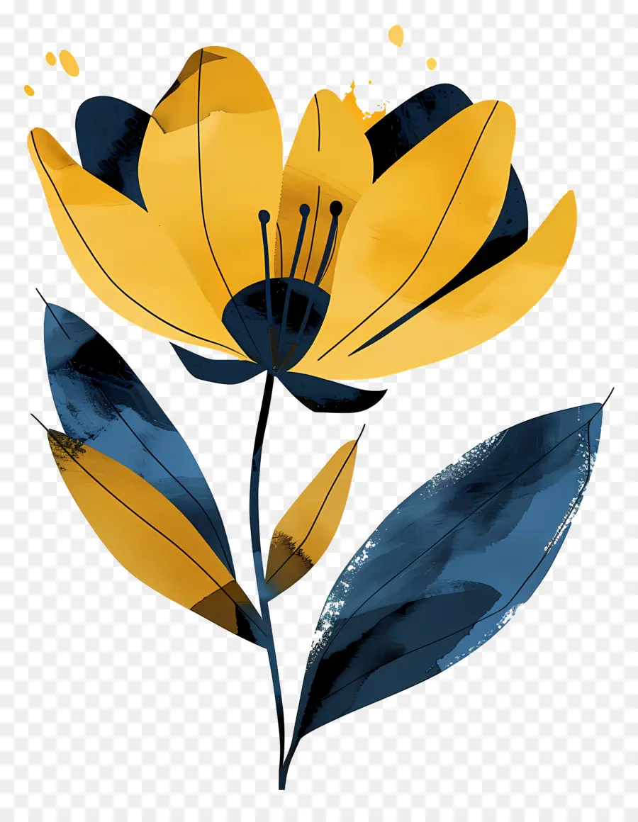 цветок，акварельные иллюстрации PNG