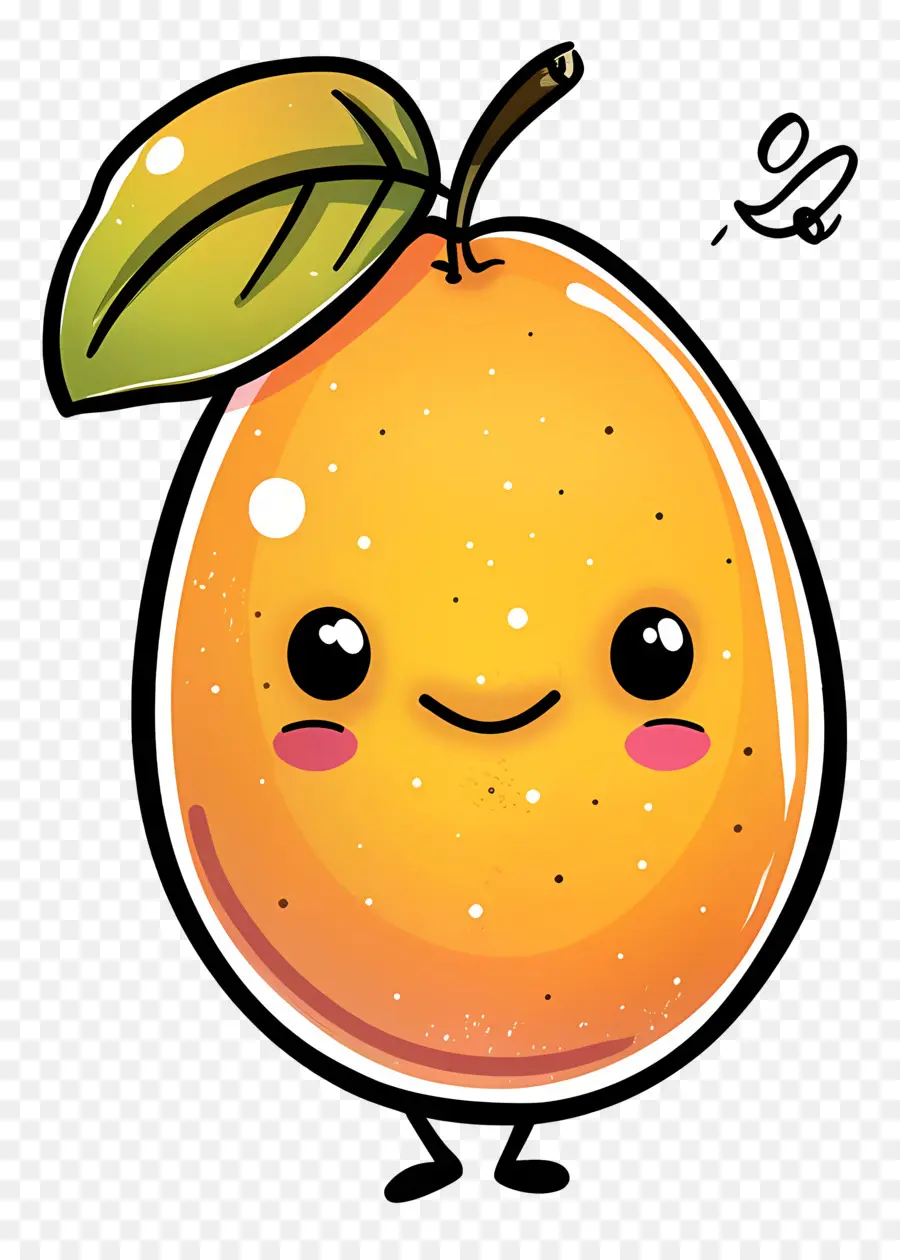 мультфильм манго，Симпатичный апельсин PNG