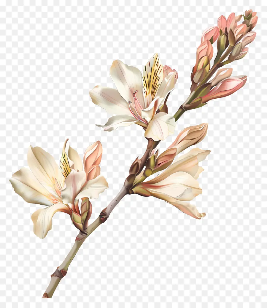 Tuberose Flower，цветок PNG