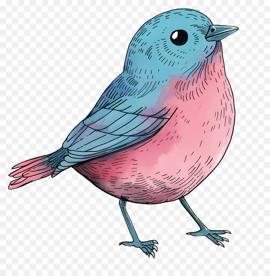 мультфильм птица，Синяя птица PNG