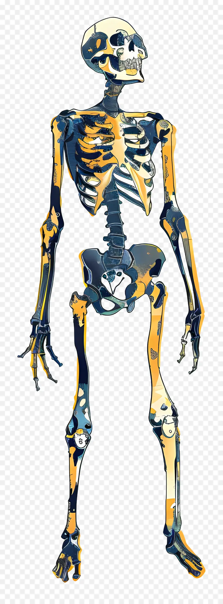 Скелет，Тюбетейка PNG