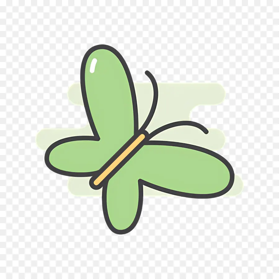 Бабочка，зеленая бабочка PNG