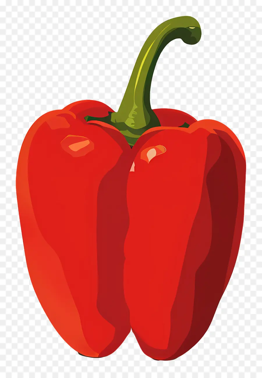 Red Bell Pepper，красный перец PNG