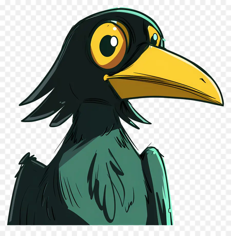 мультфильм ворона，Птица PNG