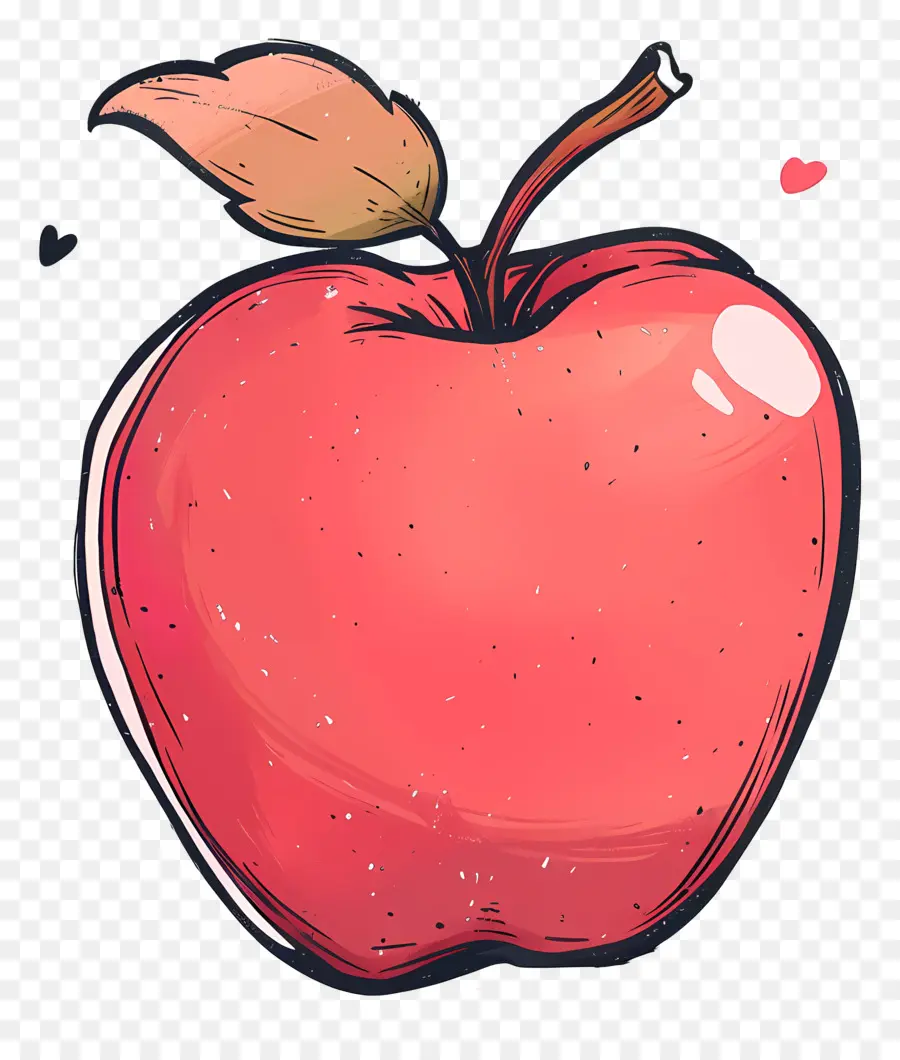 мультфильм яблоко，красное яблоко PNG