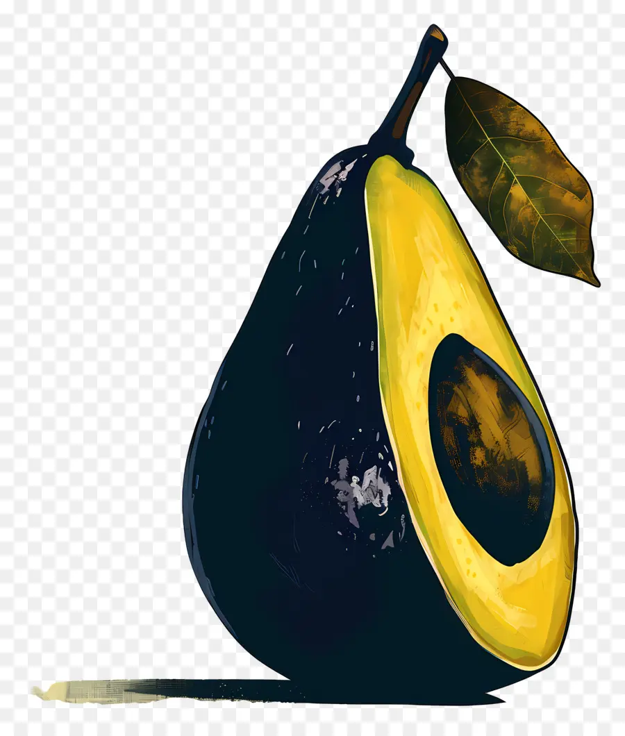 Авокадо，живопись авокадо PNG