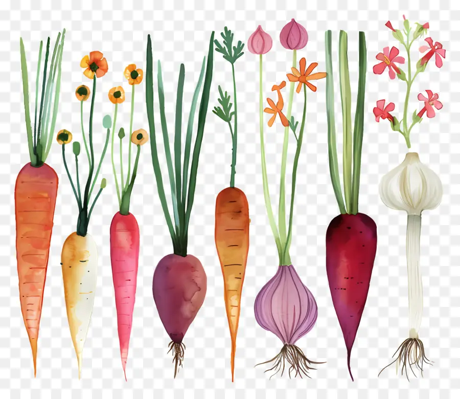 овощи，красочная морковь PNG