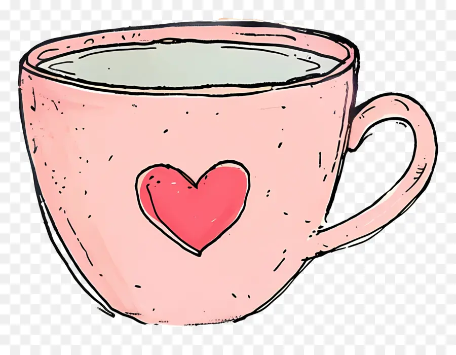 мультипликационный чай，любовь PNG