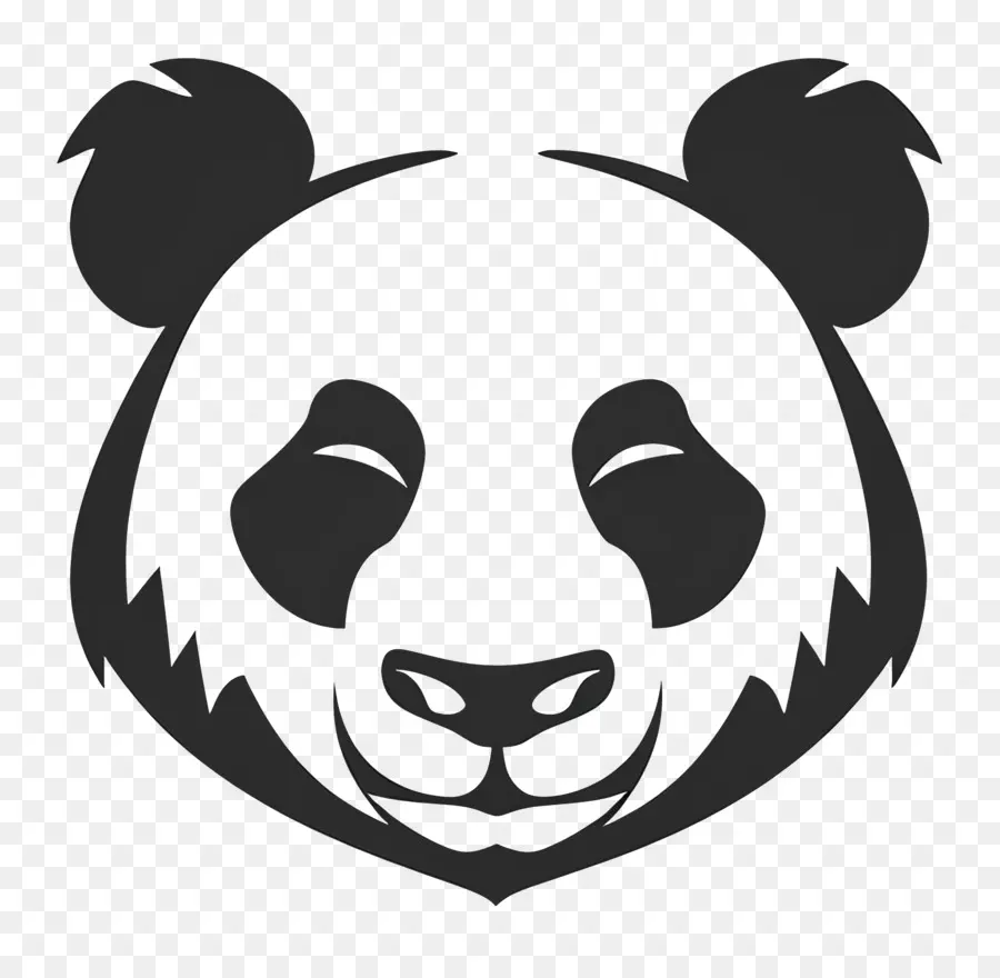 Простой дизайн，Panda Bear PNG