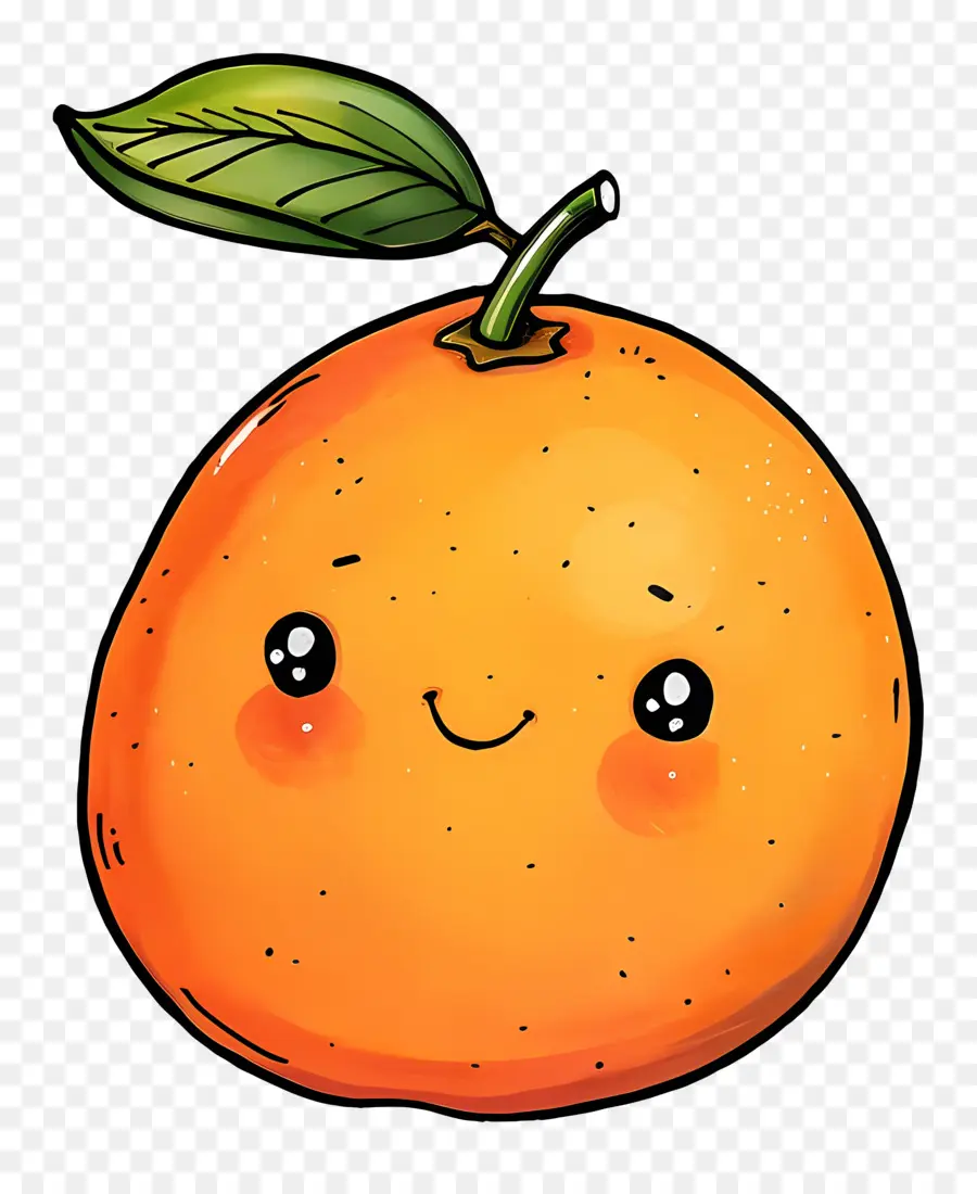 мультфильм манго，Счастливого апельсина PNG
