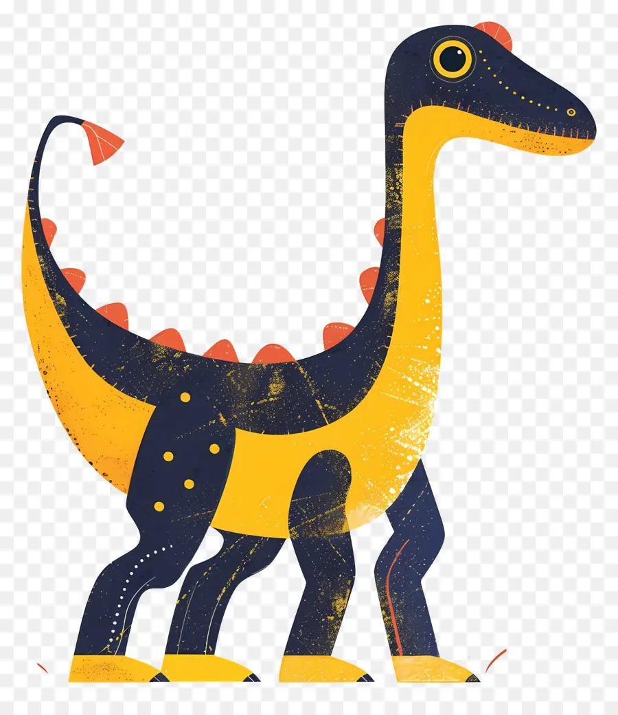 динозавр，Длинный хвост PNG