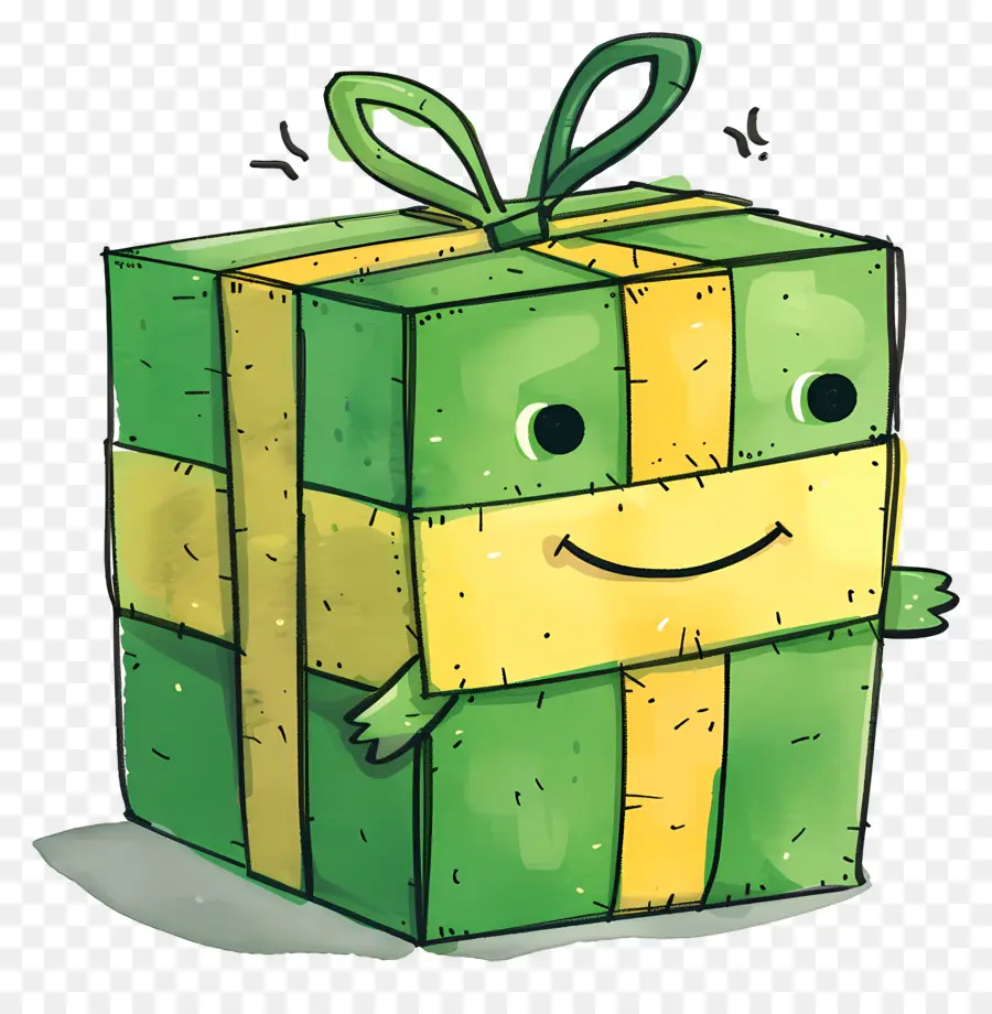 Мультфильм подарочная коробка，подарочная коробка PNG
