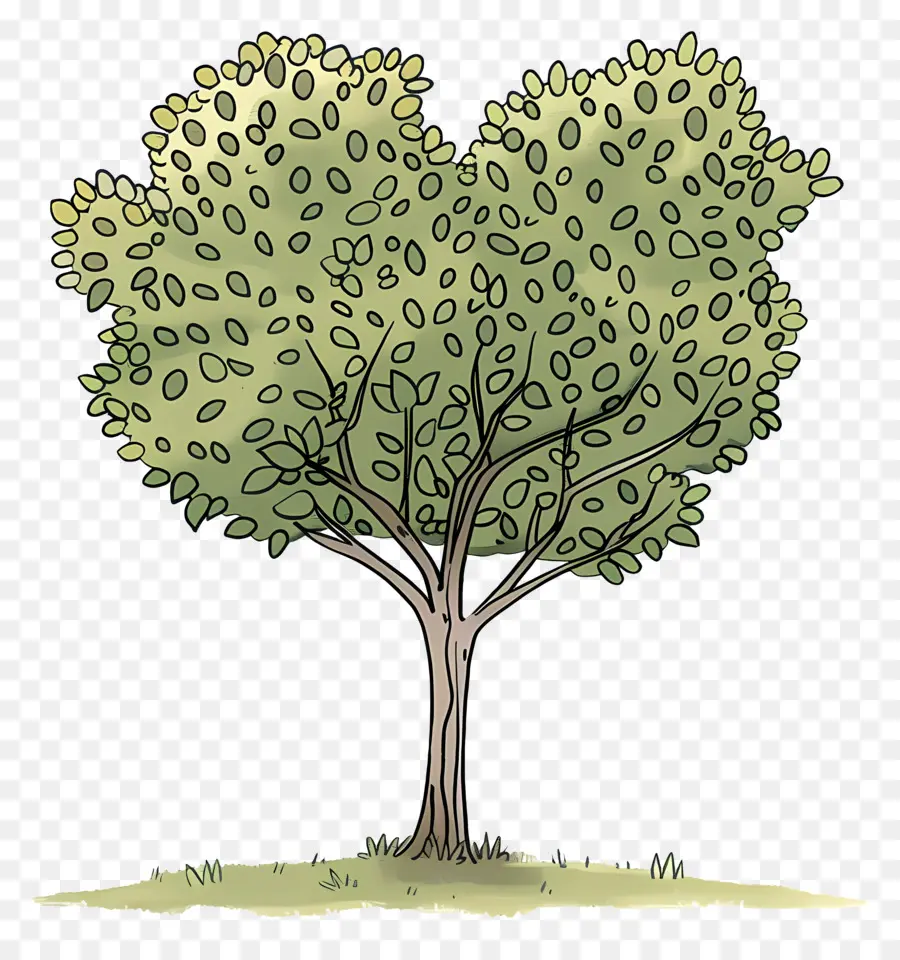 дерево мультфильм ，Дерево PNG