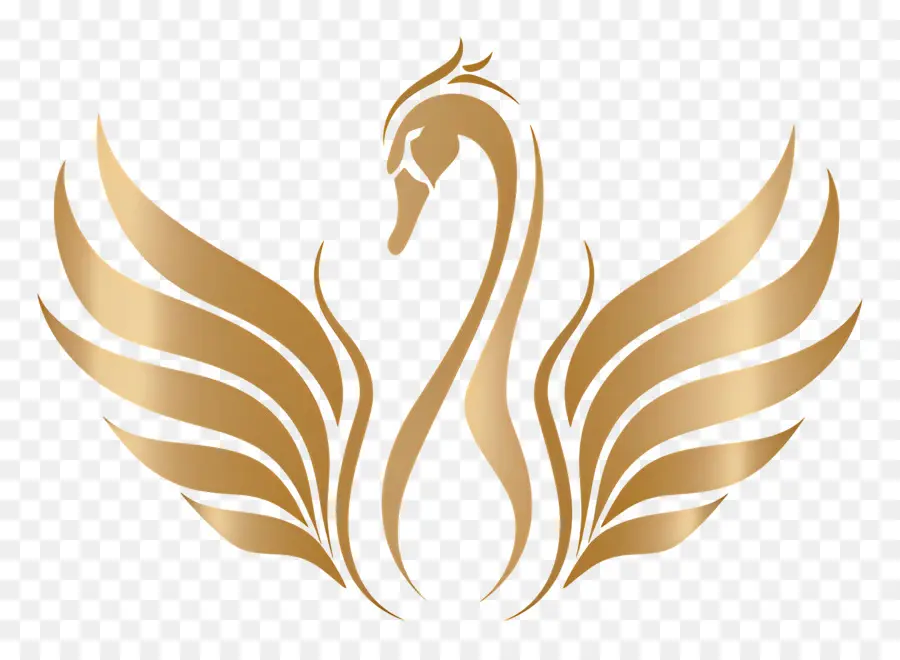 Простой дизайн，логотип золото  PNG