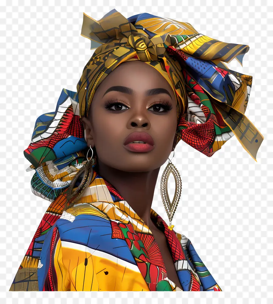 африканская женщина，черная женщина PNG