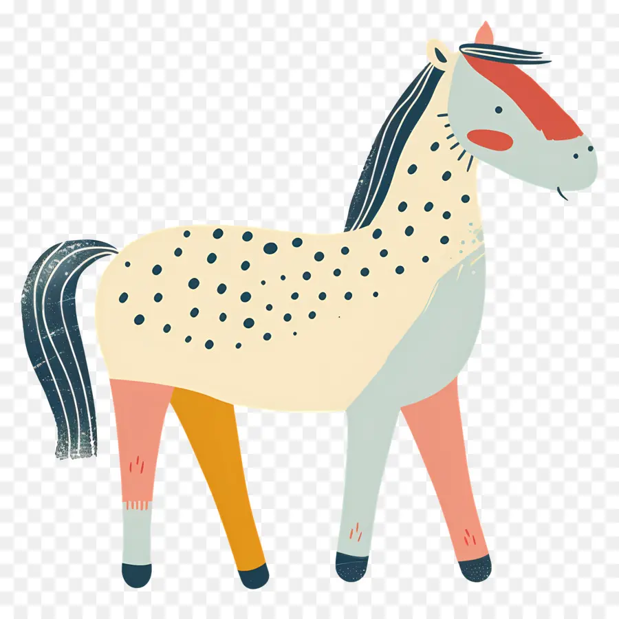милый конь，мультфильм лошадь PNG