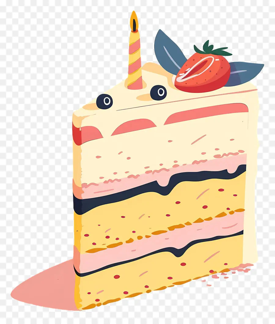 милый торт，День рождения Торт PNG