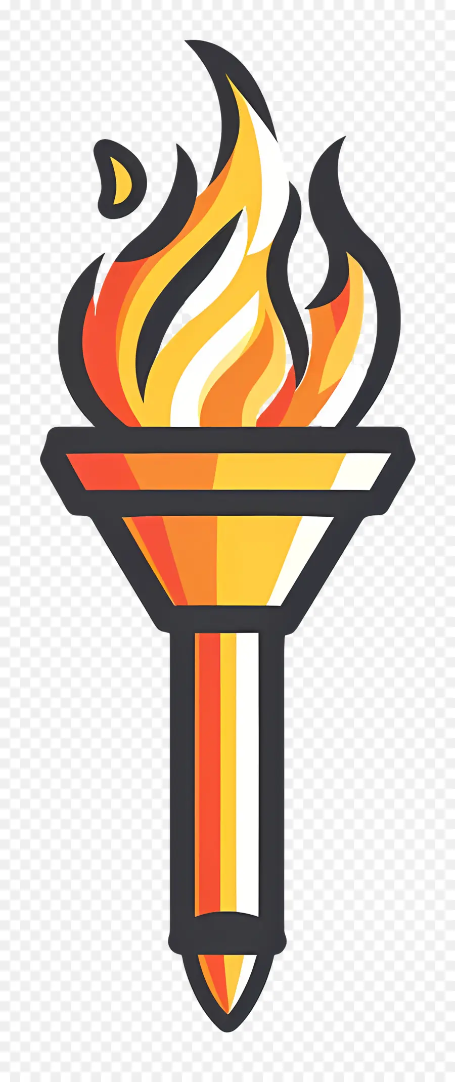 Олимпийский факел，огненный факел PNG