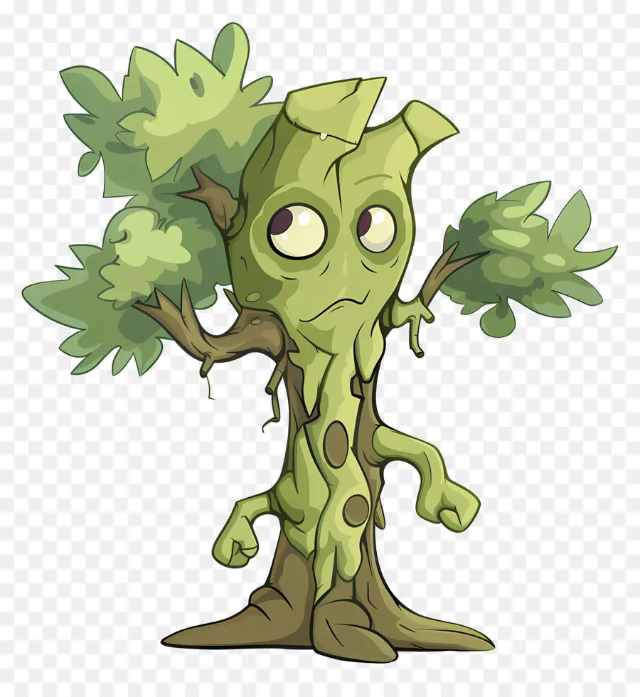 дерево мультфильм ，персонажа из мультфильма  PNG