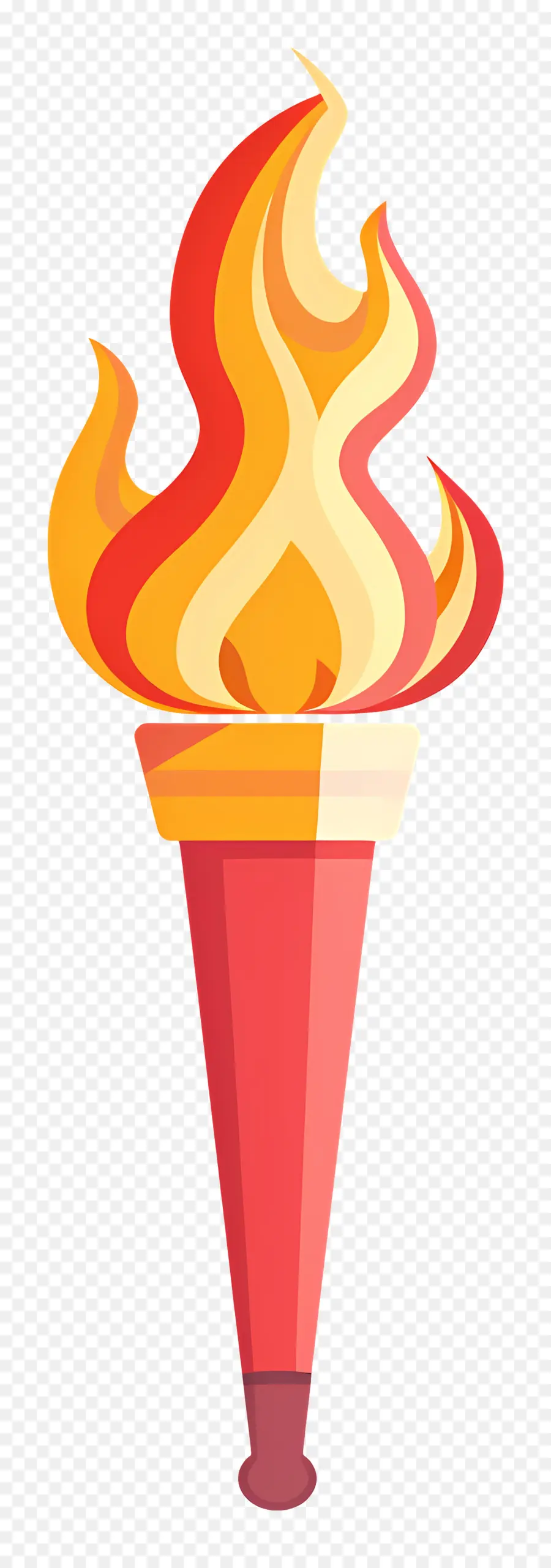 Олимпийский факел，свеча факел PNG