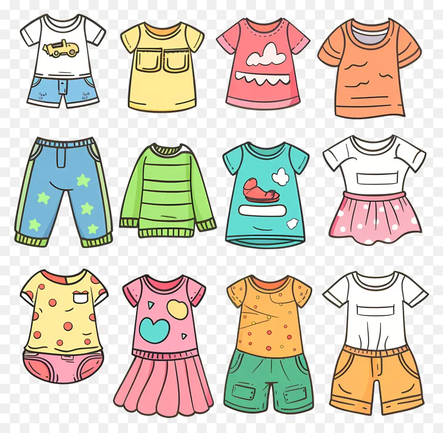 Clothes，детская одежда PNG