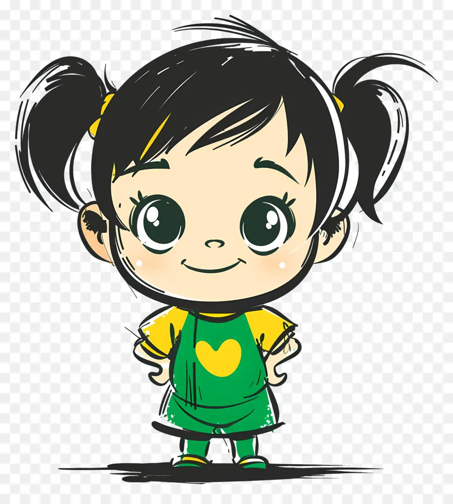 мультфильм девочка，персонажа из мультфильма  PNG