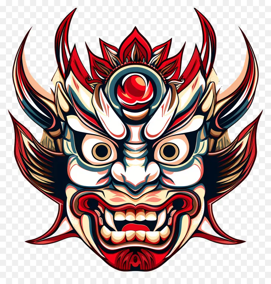 культурная маска，маска демона  PNG
