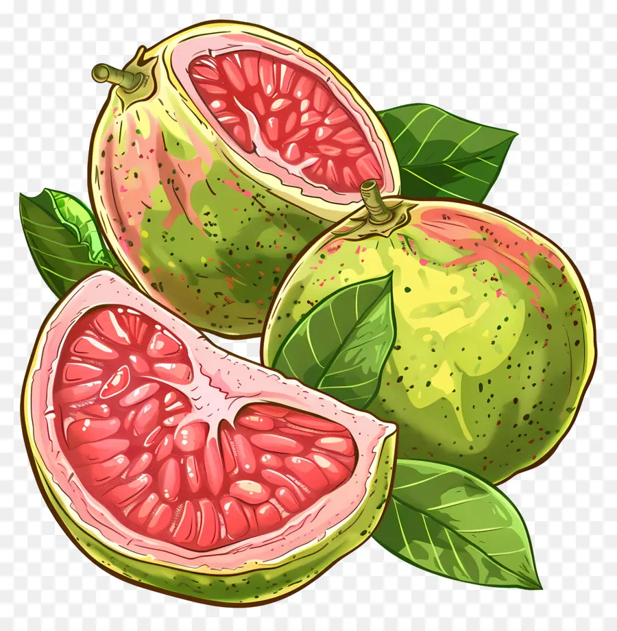 Гуава，Тропические фрукты PNG